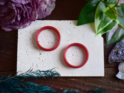 Tunele do uszu 10-100mm | Czerwone