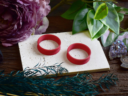 Tunele do uszu 10-100mm | Czerwone