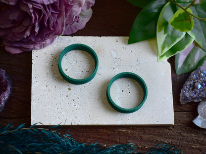 Tunele do uszu 10-100mm | Szmaragdowa zieleń