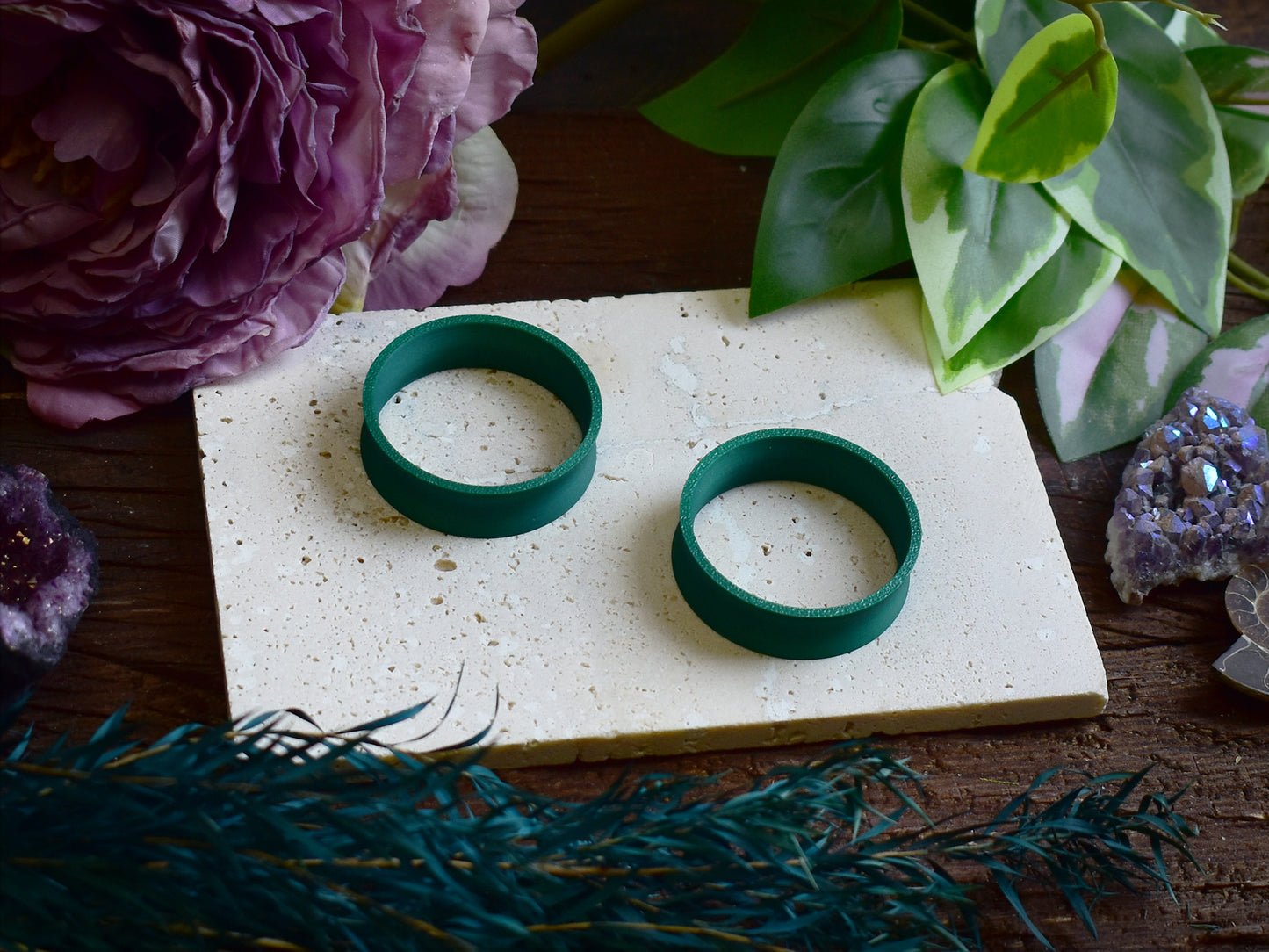 Tunele do uszu 10-100mm | Szmaragdowa zieleń