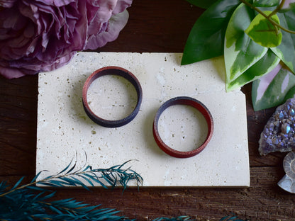 Tunele do uszu 10-100mm | Czarno-czerwone