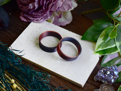 Tunele do uszu 10-100mm | Czarno-czerwone