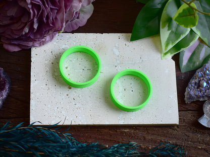 Tunele do uszu 10-100mm | Neonowe zielone