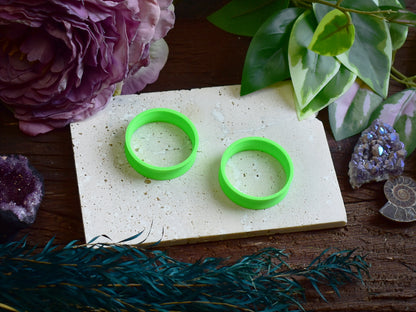 Tunele do uszu 10-100mm | Neonowe zielone