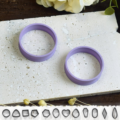 Ear tunnels 10-100mm | Lavender | 12 Shapes