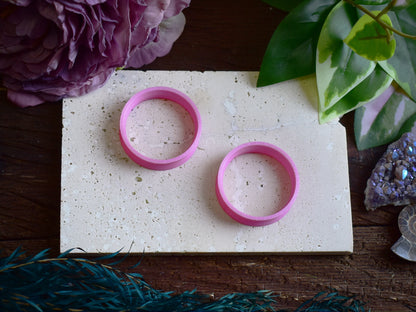 Tunele do uszu 10-100mm | Satynowe różowe