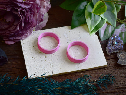 Tunele do uszu 10-100mm | Satynowe różowe