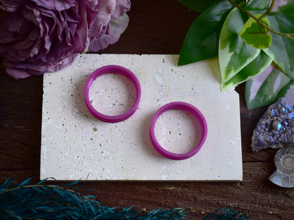 Túneles para orejas 10-100mm | Púrpura Profundo