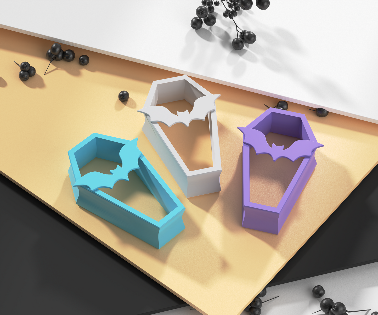 Sarg Ohrtunnel mit Fledermäusen | 14 Farben