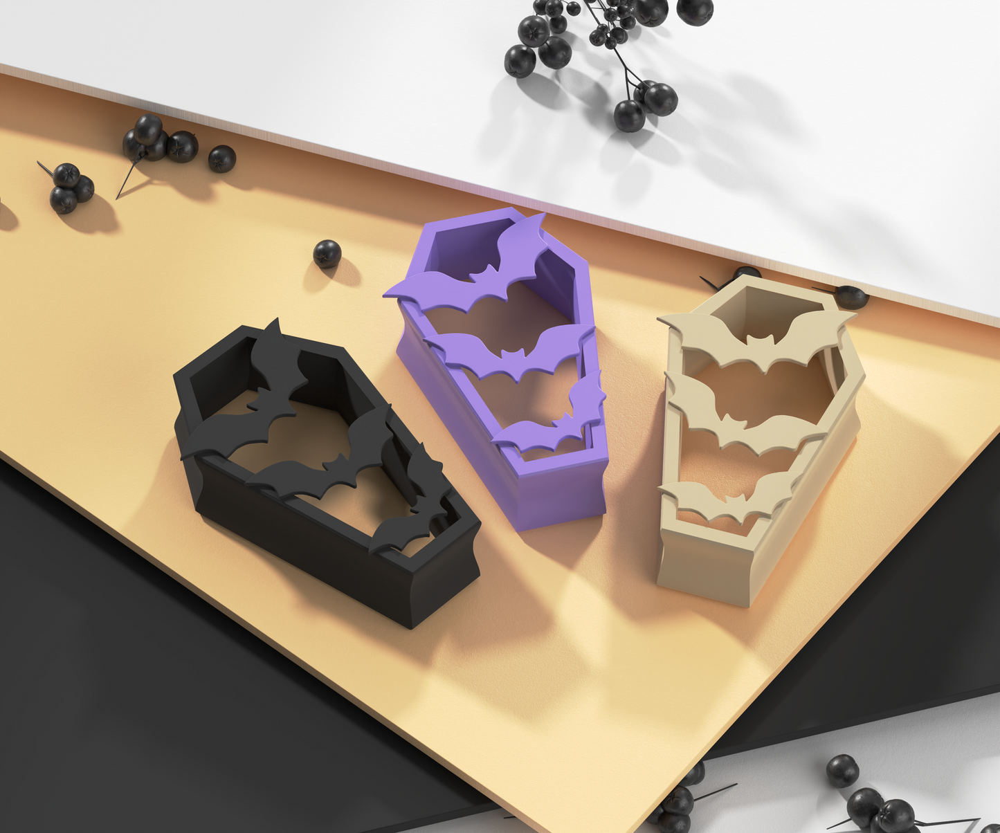 Sarg Ohrtunnel mit Fledermäusen | 14 Farben