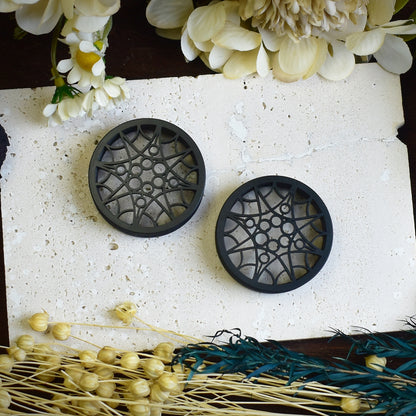 Ear Tunnels with Rosette | 14 Colors