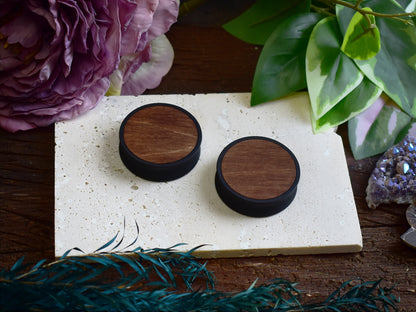 Tunele do uszu 10–100 mm z drewnem | Palisander 