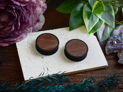 Tunele do uszu 10–100 mm z drewnem | Palisander 