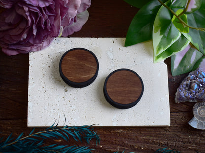 Tunele do uszu 10–100 mm z drewnem | Palisander 