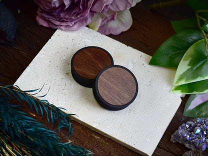 Tunele do uszu 10–100 mm z drewnem | Palisander 