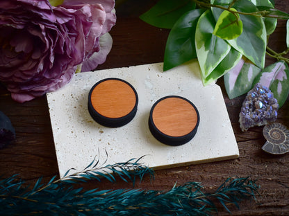 Tunele do uszu 10–100 mm z drewnem | Toscana