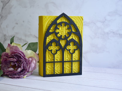 Gothic Cathedral Window Bookend – Gothic Bookshelf Decor
