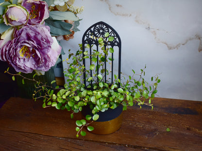 elegant rose window plant stake for home and garden use
