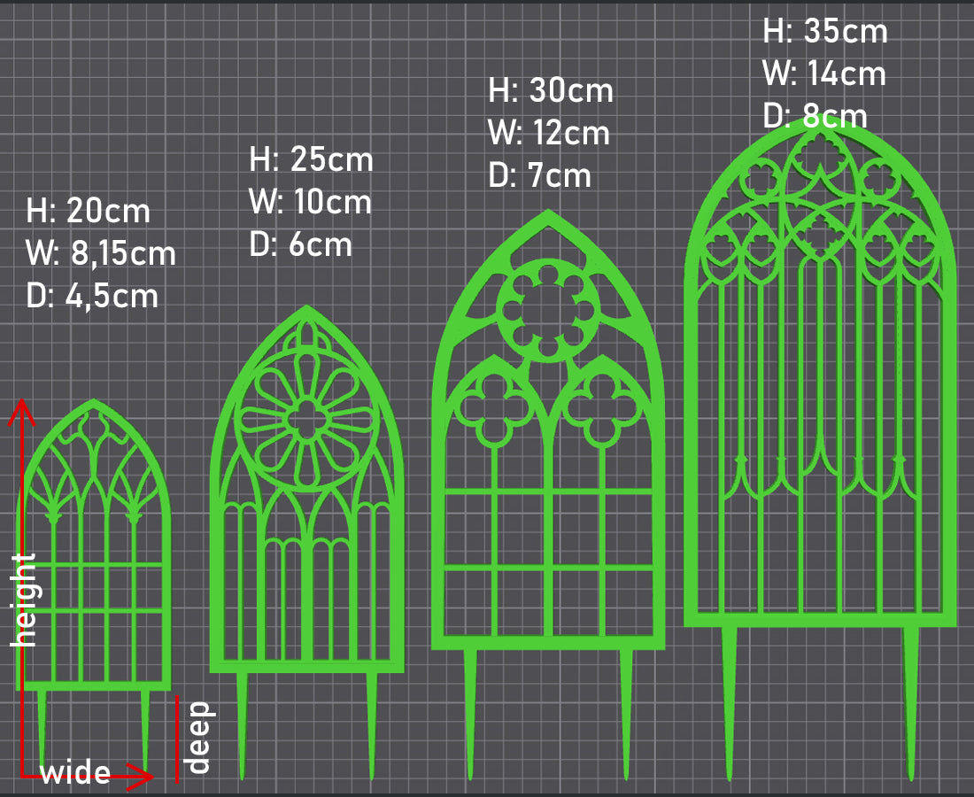 Gothic Plant Support – Ribcage Heart-Shaped Trellis for Indoor Plants